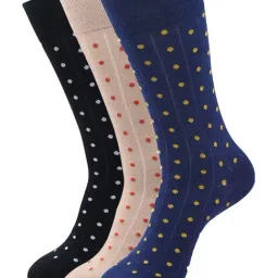 Balenzia Multicolor Free Size Polka Dot Socks - Pack of 3-picture-31