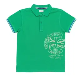H by Hamleys Boys Green Printed Polo T-Shirt-picture-27