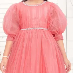 Aarika Kids Pink Embellished Gown image 5