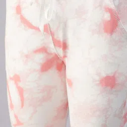 showoffff SHOWOFF Multicolored Tie - Dye Cotton Track Pants image 5