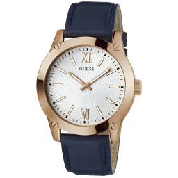 Guess Crescent Men White Round Dial Analog Watch - GW0628G3 image 5