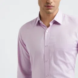 Raymond Violet Slim Fit Shirt image 5