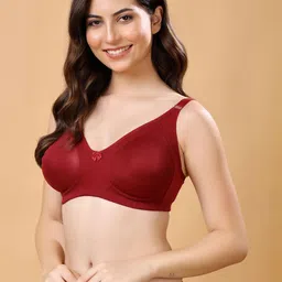 Cotton Opera By Floret Pack Of 2 Non Padded Non-Wired Cotton Full Coverage Everyday Bra image 5