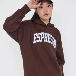Trendyol Women Embroidered Hooded Pullover Oversized Sweatshirt-image-62