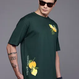 Allen Solly Men Printed Pure Cotton Relaxed Fit T-shirt-picture-39