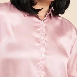 Marigold Lane Peach Solid Shirt image 5