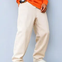 COMFITS Men Classic Boyfriend Fit Mid-Rise Denim Baggy Stretchable Jeans-picture-31