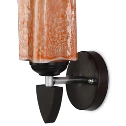SOMIL Orange Glass Cylinder Wall Lamps image 3