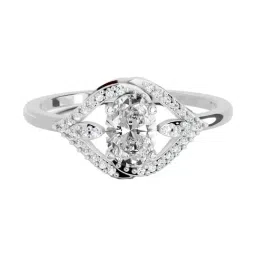 Sparkles Lab Grown Diamond 14k (585) White Gold Ring for Women-picture-23