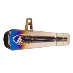 RA Accessories M4 Multi Color Stainless Steel Bike Exhaust Compatible for Hero Splendor Pro-picture-39