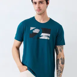 SPYKAR Men Graphic Printed Round Neck Cotton Slim Fit T-shirt-picture-14