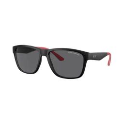 armani exchange Armani Reinvented Classic Grey Polarized Square Sunglasses for Men 0AX4135S80788159-picture-8
