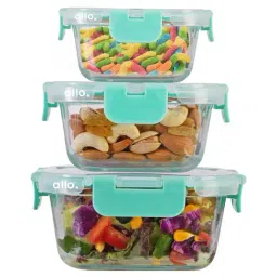 allo Borosilicate Glass Containers with Lids Microwave Safe Container for Glass Food Storage Containers-picture-24
