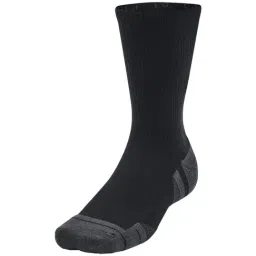 UNDER ARMOUR Black & Grey Polyester Textured Socks Pack of 3-image-99