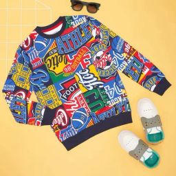 Pantaloons Junior Boys Multicolor Cotton Printed Full Sleeves Sweatshirts & Hoodies-picture-40