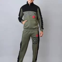 Free Authority Multi Naruto Colourblocked Regular Fit Trackpant image 4