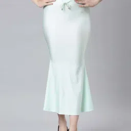 TWIN BIRDS Blue Plain Saree Shapewear-picture-11