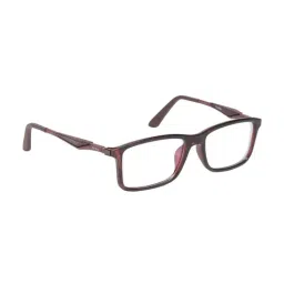 Ted Smith Festive Brown Wayfarer Unisex Eye Frames image 3