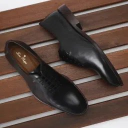 Louis Philippe Men's Black Oxford Shoes-picture-35