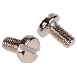 RS PRO Machine Screw M3x6 mm Brass Slot Pan Headed DIN 85, 4828515 (Bag Of 100 pcs)-image-3