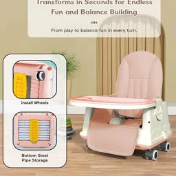 StarAndDaisy Kids Height Adjustable & Detachable Tray High Chairs image 5