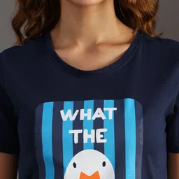 LIMEROAD Women Printed T-shirt image 4