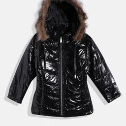 Okane Girls Hooded Parka Jacket-image-19