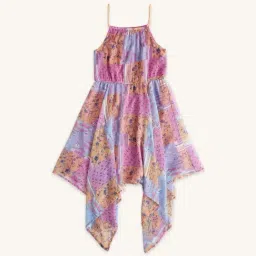 Pantaloons Junior Multicolor Cotton Printed Dress-picture-25