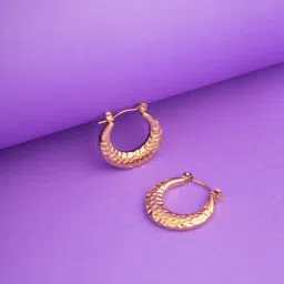 Jewelz Bold Moon-Shaped Gold Earrings for Women-picture-42