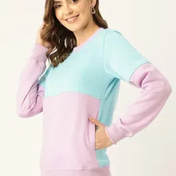 BRINNS Lavender Color-Block Pullover image 3