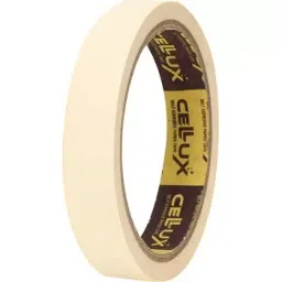 AIPL Thickness 24 mm Self Adhesive Masking Tape 25 m, (Pack of 288) image 2