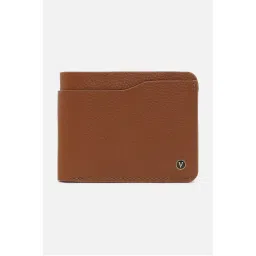Van Heusen Men Tan Genuine Leather Wallet-image-82