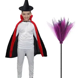 kaku fancy dresses Kaku Fancy Dress Halloween Theme Costume Set -  Black And Red-picture-22