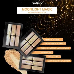 Maliao Moonlight Magic Highlighter Palette- Shade- 02 image 2
