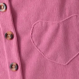 Mark & Mia Washed Solid Colour Skirts With Heart Patch - Fuschia image 5
