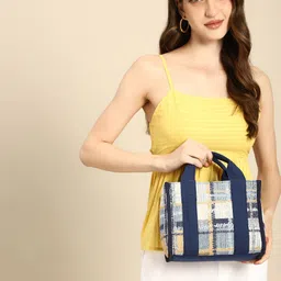 Anouk Checked Structured Handheld Bag-picture-19