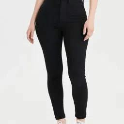 American Eagle Outfitters Black Regular Fit Lightly Washed Jeans-picture-19