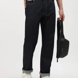 Calvin Klein Blue Cotton Regular Fit Jeans image 5