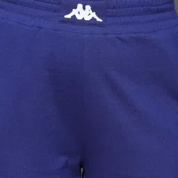 KAPPA Blue Cotton Logo Print Sports Joggers image 5