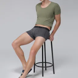 Sporto Multi Cotton Regular fit Solid Trunk (Pack of 3) image 5