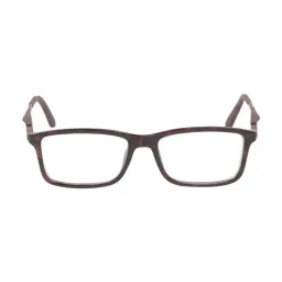 Ted Smith Festive Brown Wayfarer Unisex Eye Frames image 2