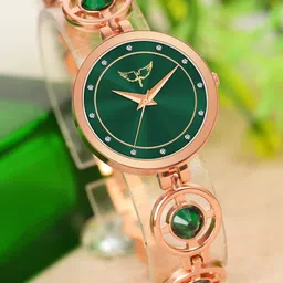 WHITE BIRD Women Brass Dial & Straps Analogue Watch H-5084 Rose Gold-image-96