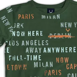 Allen Solly Junior Green Printed Full Sleeves Sweatshirt image 5