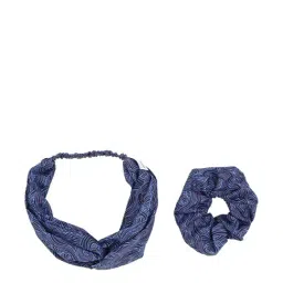 Aditi Wasan Blue Printed Head Bands Pack of 2-image-84