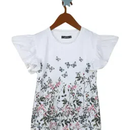 Monte Carlo Kids White Printed Top-image-89