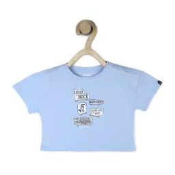 Allen Solly Junior Blue Cotton Graphic T-Shirt-picture-10
