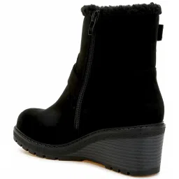 London Rag Women's Black Snow Boots image 5