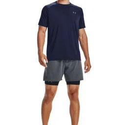 Under Armour Blue Loose Fit Sports T-Shirt image 5