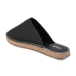 Styli Men's Black Mule Shoes image 5