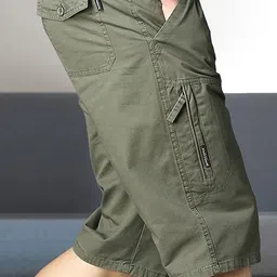 HERE&NOW Men Solid Shorts image 4